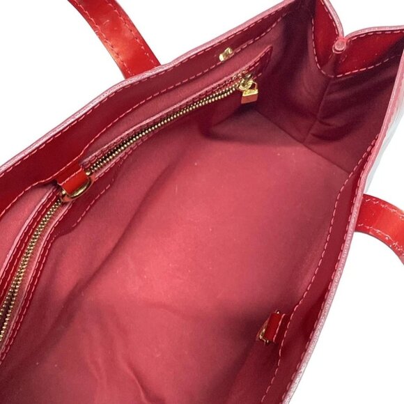 Auth LOUIS VUITTON Wilshire PM M93642 Pomme d'Amour Monogram Vernis - MI1089 - Picture 8 of 9